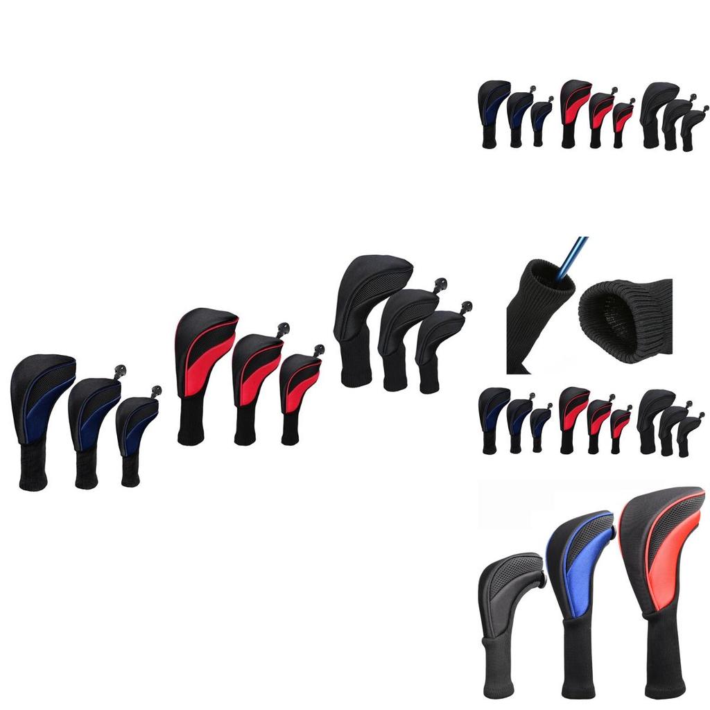 Durable And Lightweight Long Neck Golf Club Head Covers Set) For Ultimate Protection