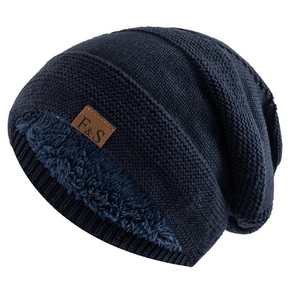 Thick Warm Winter Beanie Cap Soft Skull Cap Unisex Knitted Hats