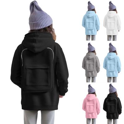 Jungen Mädchen Kinder Locker Einfarbiges Hemd Sweatshirt Oberteile