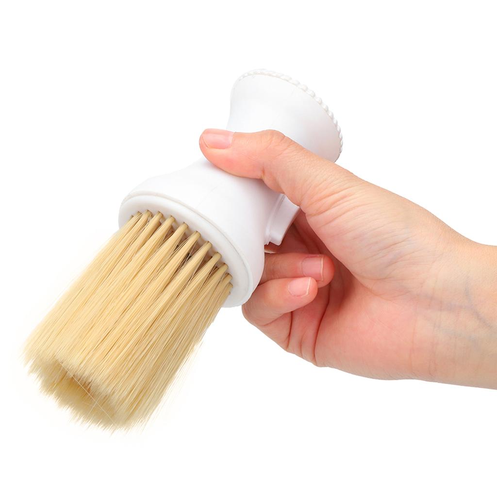 Soft Hair Neck Duster Hairdressing Powder Storage Styling Dust Cleaning Brush
