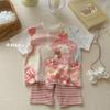 Children's Striped Leggings & Cycling Pants: Available In Large & Small Rolls for Girls & Babies, Korean Style.