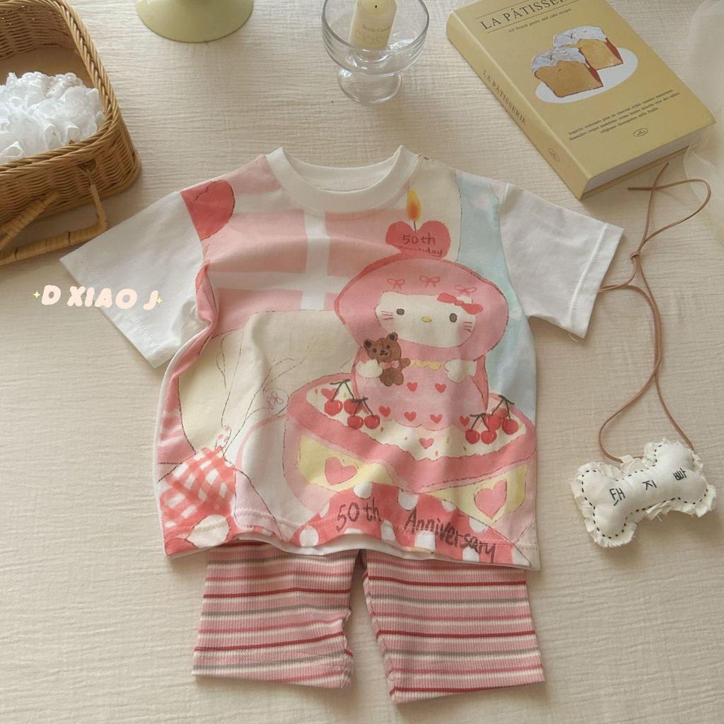 Children's Striped Leggings & Cycling Pants: Available In Large & Small Rolls for Girls & Babies, Korean Style.