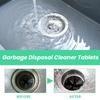 Garbage Disposal Cleaner Tablets Convenient Household Cleaning Solution 12pcs Cleaning Sheets Trash Disposers