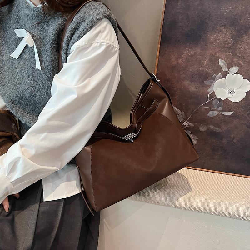Large-capacity Simple Casual Messenger Bag 2025 Autumn and Winter New Shoulder Tote Bag Commuter Versatile Women's Bag