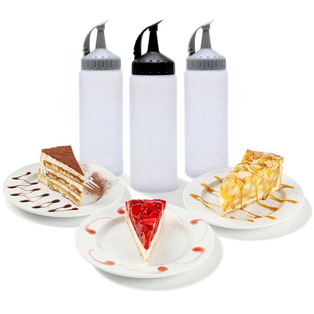 

Cap Squeeze Kitchen Tools mustard Squeeze Bottle Condiment Bottles Sauce Dispenser Squirt bottle