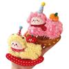 Fluffy Curly Haired Lamb Pendant Soft Sheep Pendant Bag Charm Plush Sheep Keychain  Women