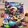 1PC Game Brawl Adventure Heroes Flannel Blanket Gift, Suitable for Both Men And Women, Soft Ideal for Beds And Sofa, Birthday Or Christmas Gift