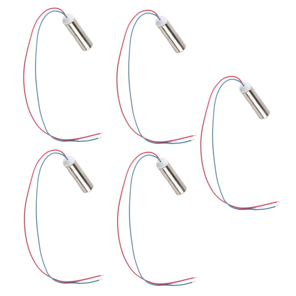 5Pcs 14500rpm Waterproof Cylindrical Micro Coreless Vibration Motor for Massager