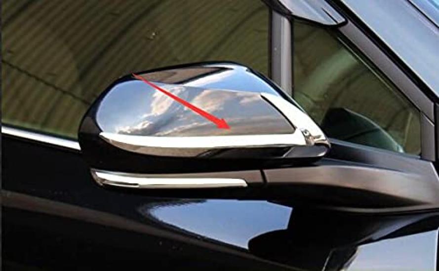 ZIAN Toyota Dedicated Exterior Parts Door Mirror Chrome Garnish for CHR Prius 50 Series Early Model ZYX10 NGX50 Side Mirror Cover ABS Resin