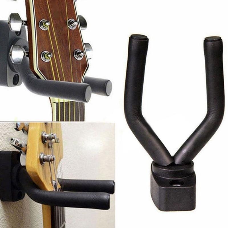 Mount Guitar Hanger Wall Bracket Soft Rubber Foam Padded Hook Mount Holder