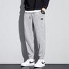 Casual sweatpants summer new loose large size tied feet splicing personalized trendy pants men