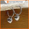 BF CLUB 925 Sterling Silver Earrings For Women Trendy Simple Heart Tassel Earring Jewelry Prevent Allergy Party Accessories