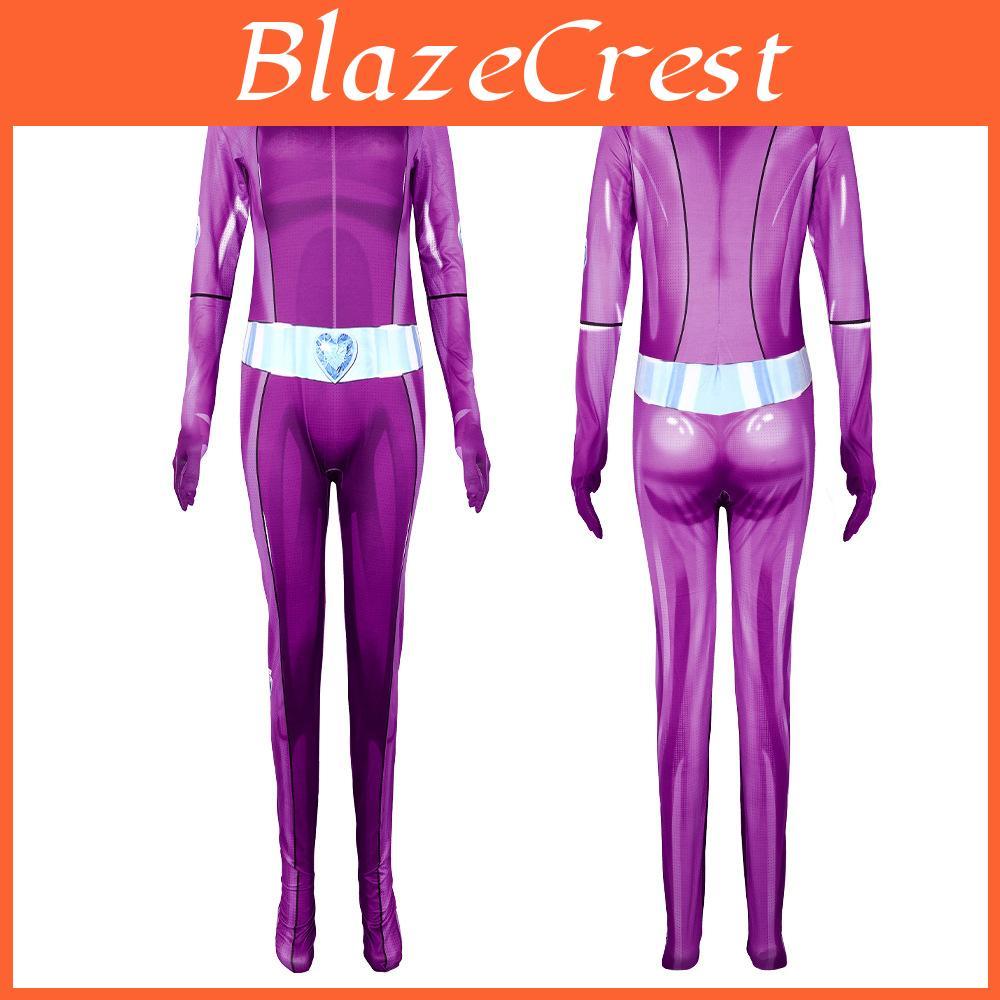 Totally Spies Cosplay Kostüm Für Damen Mädchen Aus Milchseidenstoff Für Halloween Bühnenauftritt