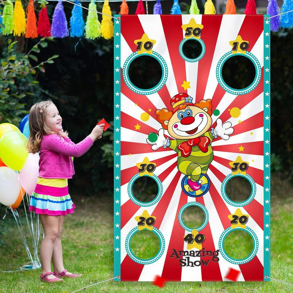 Funny Play Bean Bags Toy Game Child-Safe Tossing Throwing Bags Ideal for Adults Children Outdoor Xmas Party Carnival Games Playthings Ideal For