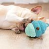 Pet Silicone Feeding Toy Slow Bite Resistant Anti Slip Dog Puzzle Chew Toy Dog Toys for Small Dogs Pomerian Accessories Pet Play