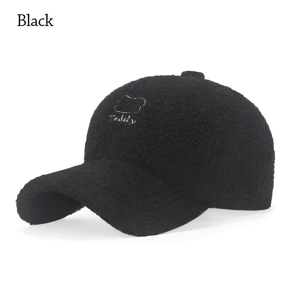 All-match Sun Hat Thicken Warm Snapback Caps Adjustable Baseball Cap  for Men Women