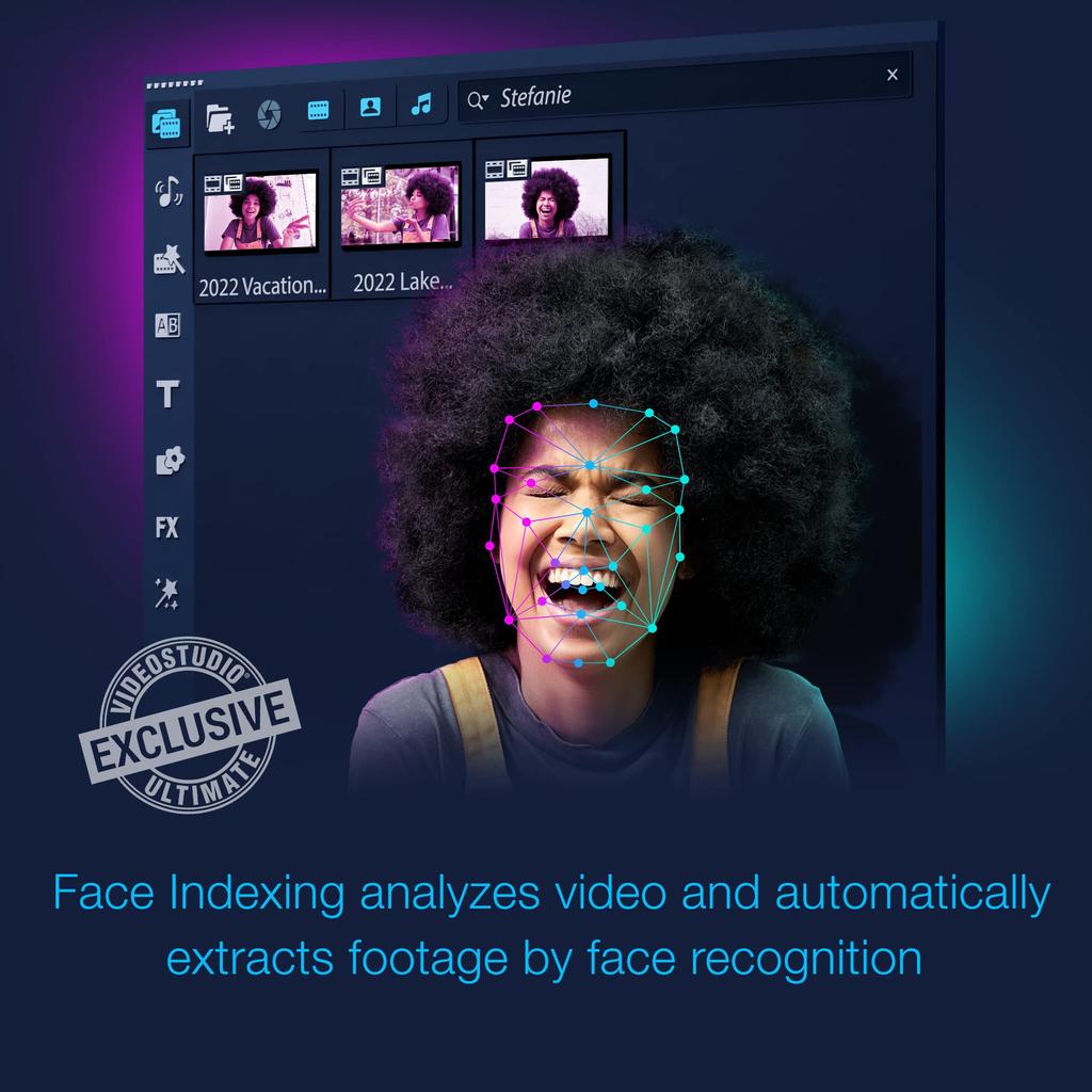 Corel VideoStudio Ultimate 2022 Video Editing Software with Hundreds of Premium Effects Slideshow Screen DVD Burner Key Maker, Recorder, [PC Card]