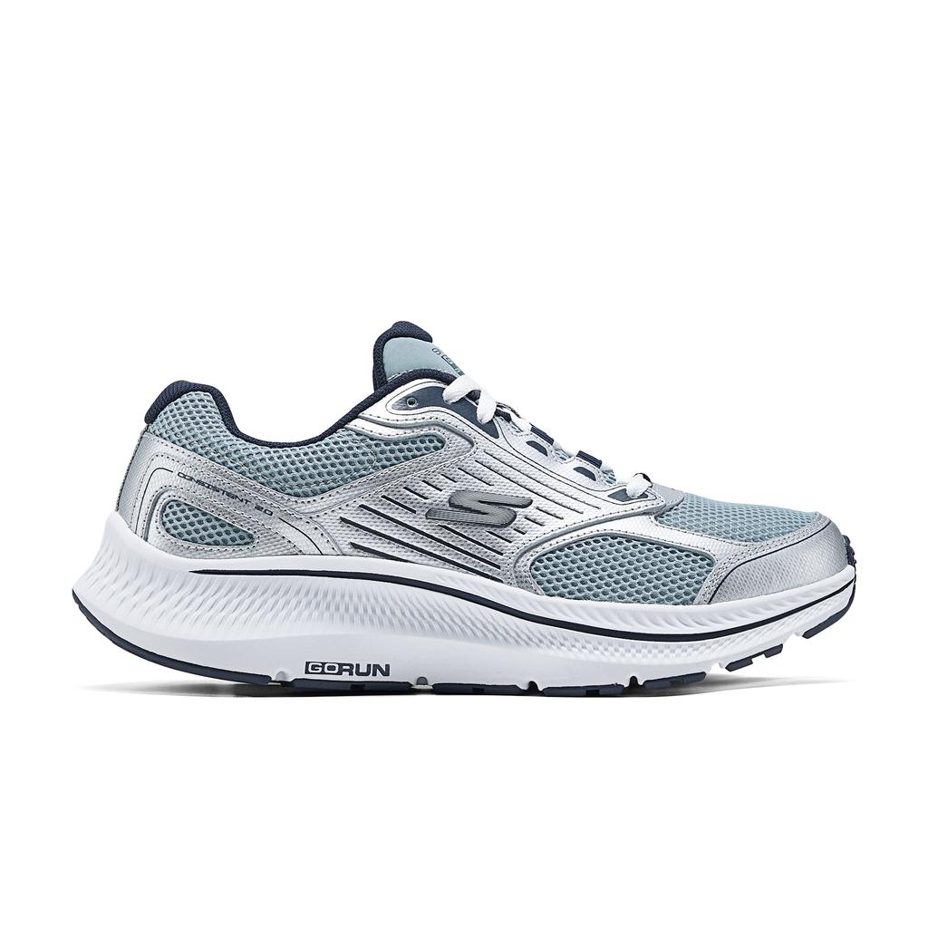Skechers Go Run Consistent 2.0 Comfortable Durable Low Top Running Shoes Men Sneaker Silver 220884-GYNV