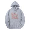 Happy Bulldog Hoodie Grey
