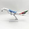 Model Plane A380 A380 Aircraft Models 30cm Air Expo Dubai 380 1/240 Scale Resin Airplane Model Display Collectible Children Toys