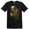 Skeleton Listening To Music T Shirt Vintage Retro Art Music Lover Tee