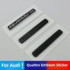 1Pc 95mm 3D ABS Quattro Car Rear Trunk Badge Side Emblem Sticker For A3 A4 A5 A6 A7 A1 A2 Q3 Q5 Q7 S3 S4 S5 S6 Quattro Accessories