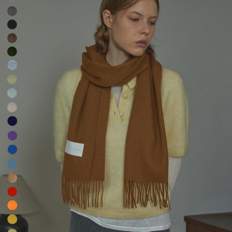 White Project LAMBSWOOL 100 SCHAL [24 FARBEN]