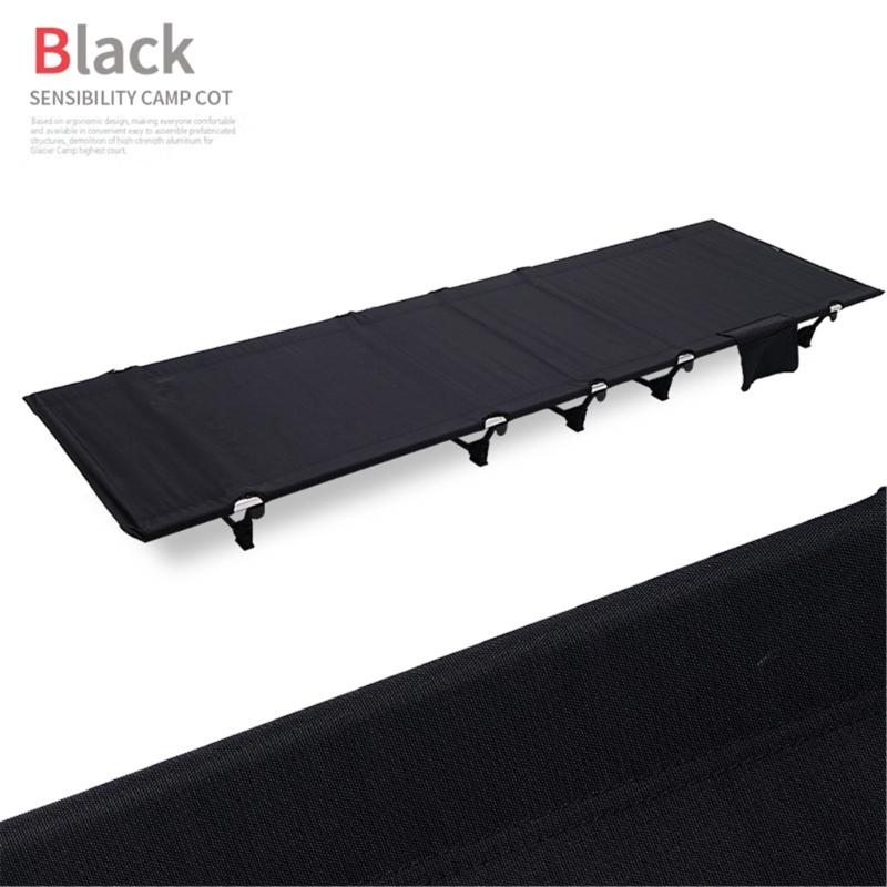Aluminum Alloys Sleep Cot Portable Outdoor Travel Folding Bed Camping Cot for Outdoor Hiking Backpacking Travel