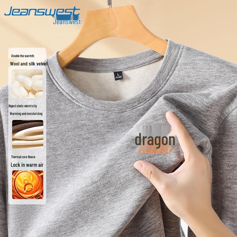 Jeanswest Men s Cartoon Roasting Kitten Long-Sleeve T-Shirt L