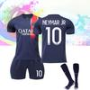 2324 Paris Saint-germaini jalgpallikomplekt Messi Neymar Mbappe Sobib lastele