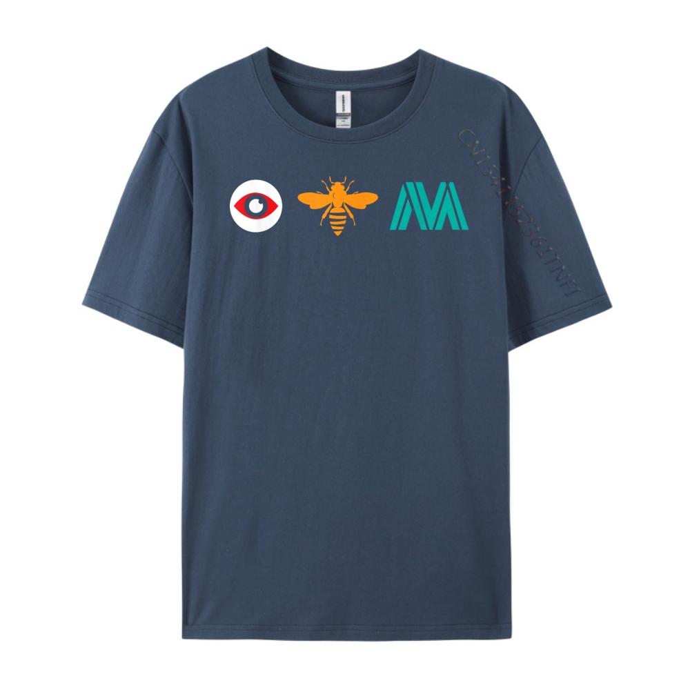 

Funny Eye Bee M Artificial Intelligence Computer Science Graphic T Shirts Men Oversized Spring Men Short Sleeve Vintage Style 4XL