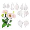 24TE Silicone Fondant Molds DIY Exquisite Leaf and Petal Candle Resin Crafts Cake Decorating Tools for Kitchen Gift Durable