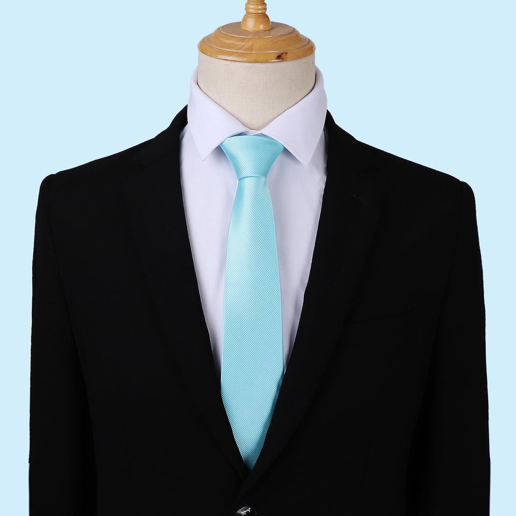 Men'S 8CM Versatile Fashion Trend New Tie Business Formal Polyester Annual Meeting Tie Gift