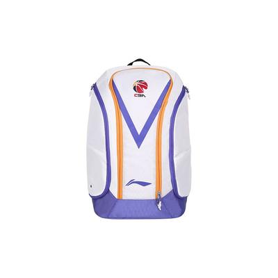 Li Ning SS23 CBA All-Star Series Fashion Casual Sports Large Capacity Synthetic Leather Fabric Basketball Backpack Unisex Backpack ABST207-2