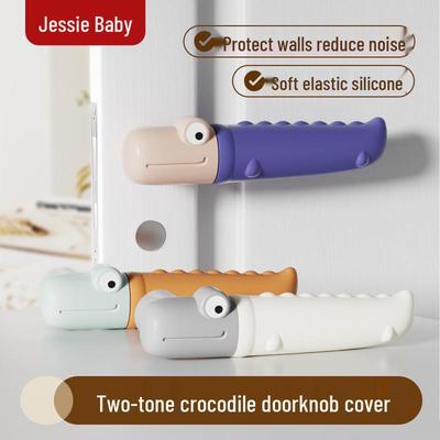 Cartoon Silicone Anti-Collision & Anti-Static Door Handle Protective Cover