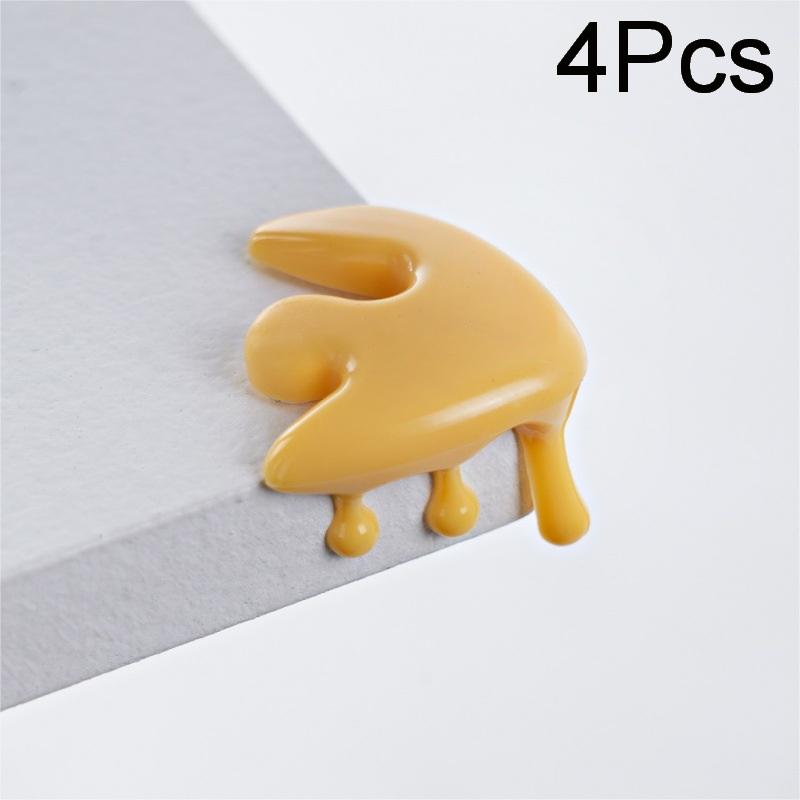 4Pcs Pvc Furniture Edge Cushions Water Drop Corner Protectors Table Leg Bumper Guards Home Protection For Sharp Angles