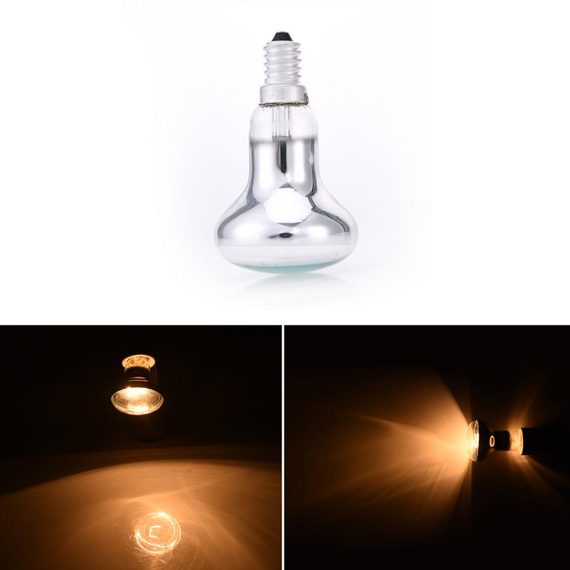 60W 300lm E14 Edison Glühbirne 220-240V Transparent Innen Lava Lampe Glühbirne R50 Reflektorpunkt Birne J2