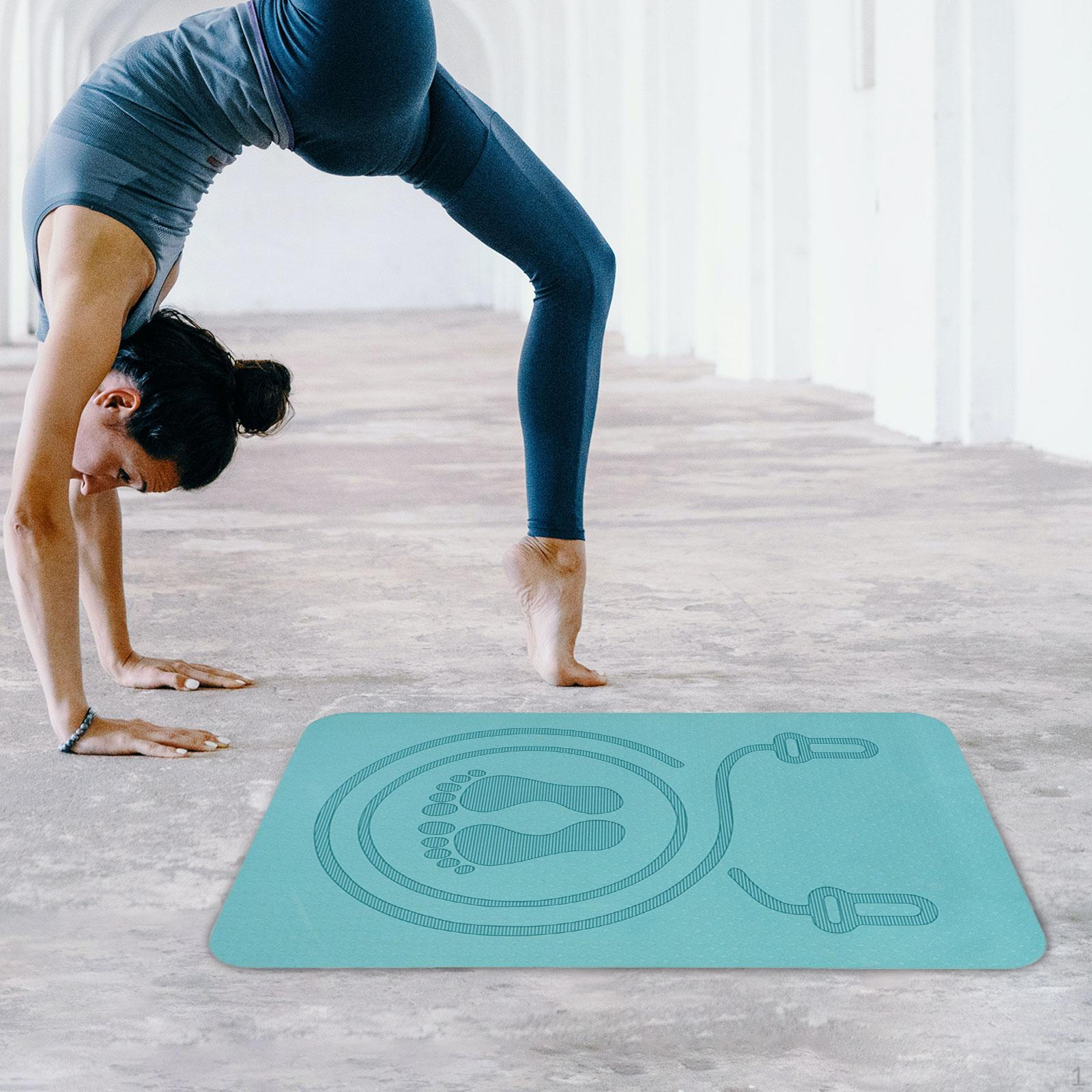 

Килимок для скакалки Антиковзкий Тренувальний килимок для приміщень та вулиці Захищає підлогу та 8 мм Товстий Амортизація синій