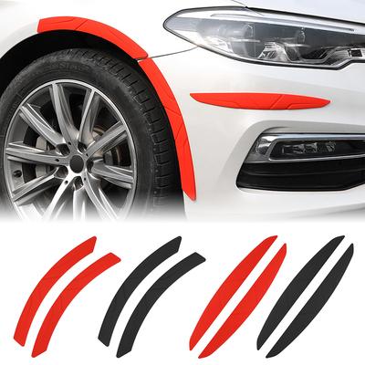 2X Apărător față pentru mașină Stripe Guard Anvelopă Protector pentru sprâncene Protecție la margini Autocolant anti-coliziune Decal auto