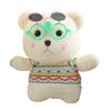 1Pc 30Cm Kawaii Teddy Bear With Clothes Glasses Plush Toys Stuffed Soft Animal Bear With Accessories Dolls Lovely Valentine Gift