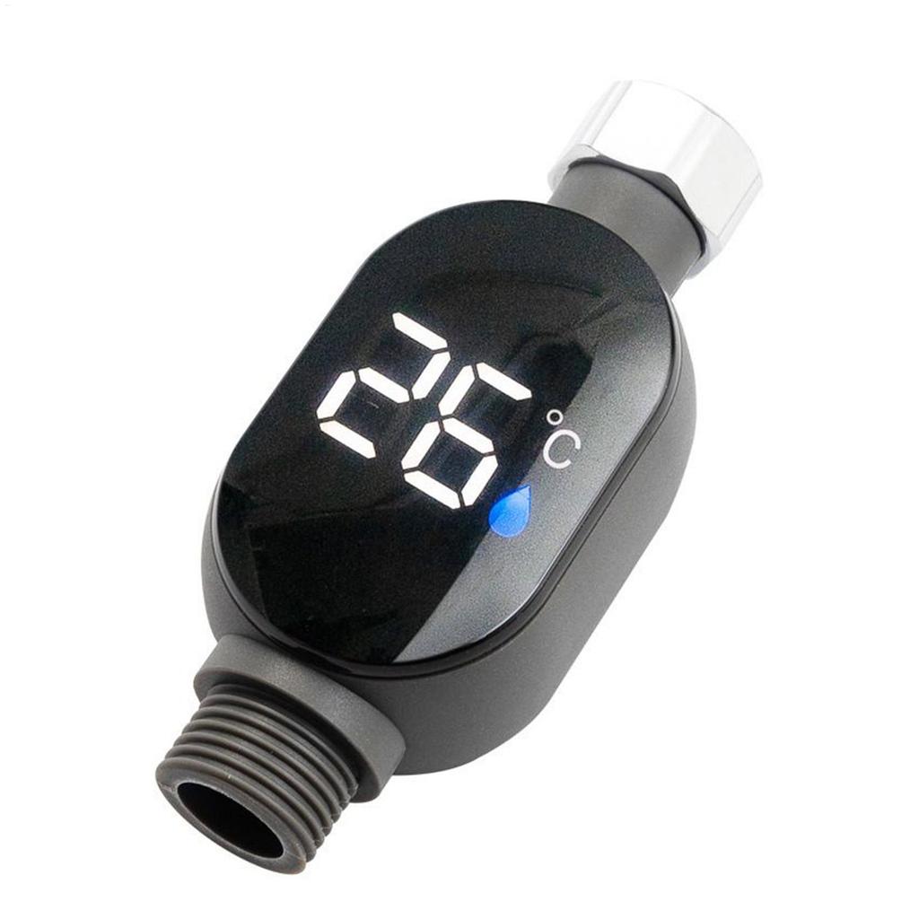 Schwarzes Badezimmer LED Display Wasserdicht Haus Wasser Dusche Thermometer Wasser Genaue Temperaturmessung Messgerät Badezimmer