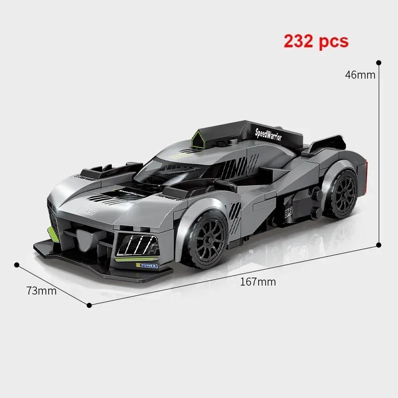 Technical Car Speed  Racing Vintage Car Building Blocks Sports City Vehicle Car Garage Off-road MOC Creative Toys