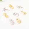 Pack of 4 Earring Backs Locking Replacements Oval Locking Earring Part Earring Plugs for Extended Comfort and Support