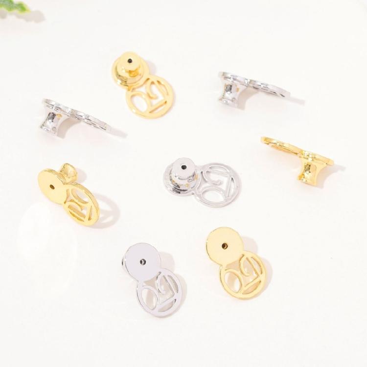 Pack of 4 Earring Backs Locking Replacements Oval Locking Earring Part Earring Plugs for Extended Comfort and Support