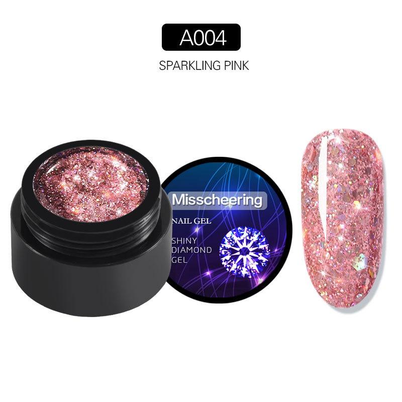Super Glitter Sequins Gel Polish Flash Diamond Gel Shiny Nail Polish Soak Off Varnish Nail Art Gel Lacquer