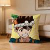 Anime D-Dr. Stone Pillow Case Pattern Printed Pillowcase For Living Room Sofa Cushion Cover