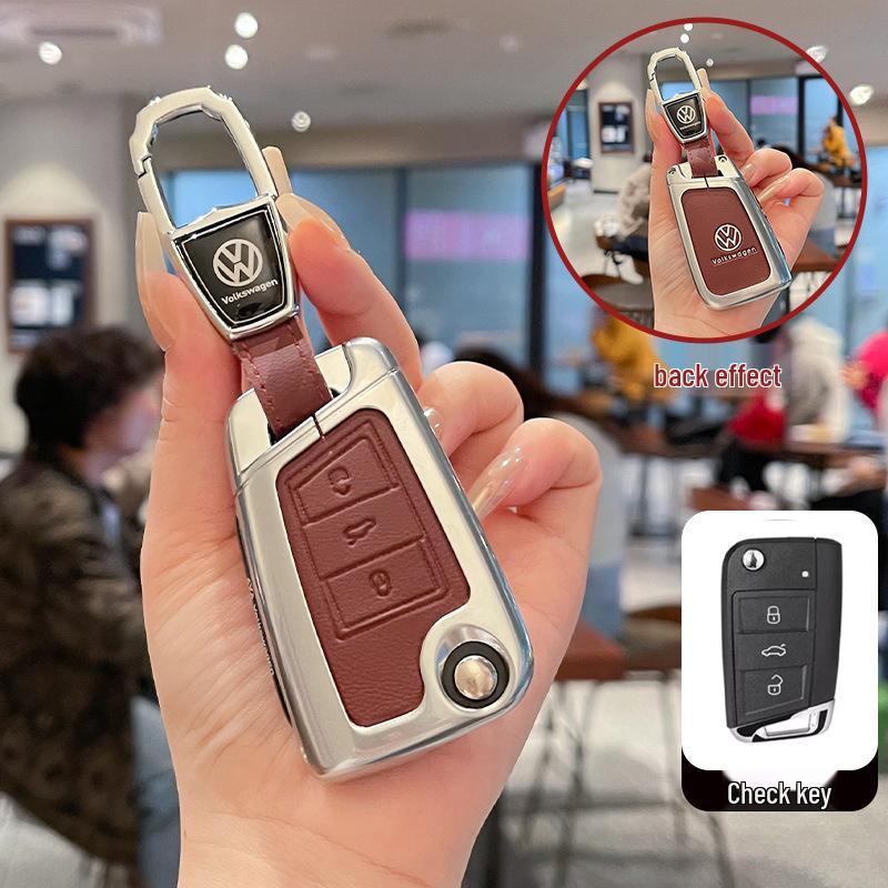 Volkswagen Key Covers for Sagitar, Bora, Tharu, Tayron, Lavida, CC, Passat, Polo, T-Roc