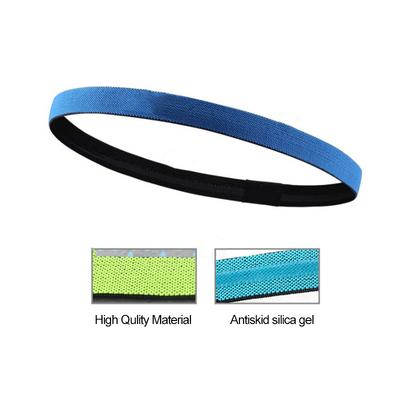 Männer Frauen Stirnband Anti-Slip Yoga Haar Band Elastische Silikon Schweißband Sport