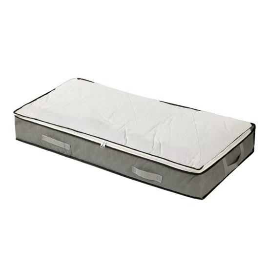 Under Bed Storage Bag Quilt Bag with Transparent Cover Dust Proof Wardrobe Organizer for Clothes Sheets Home Dormitory Closet