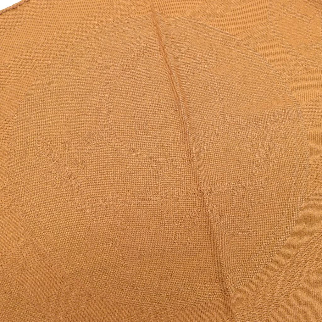 Excellent HERMES Stall New Libris Brown cashmere Women Used
